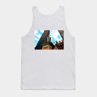 The Two Towers with the statue of St Petronius in Bologna Tank Top